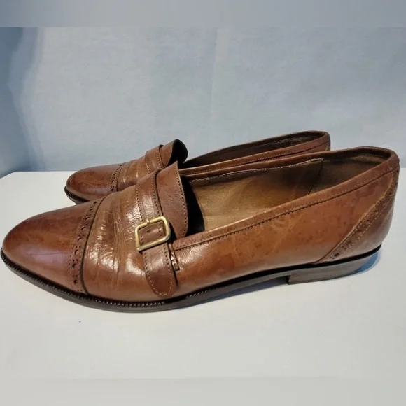 10 1/2 leather mens dress loafer - Picture 1 of 4